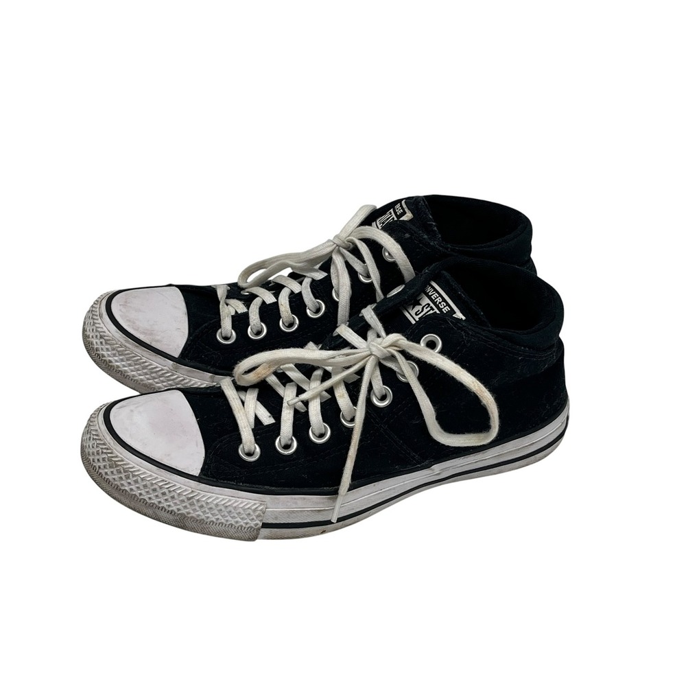 Converse Chuck Taylor All Star Mid Top Black Canvas Women's Shoes Size 9